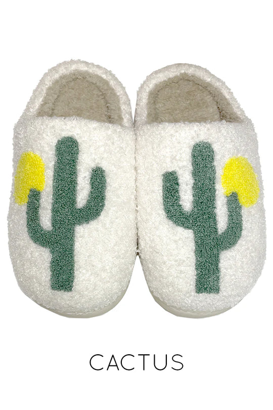 Cactus Garden Slippers