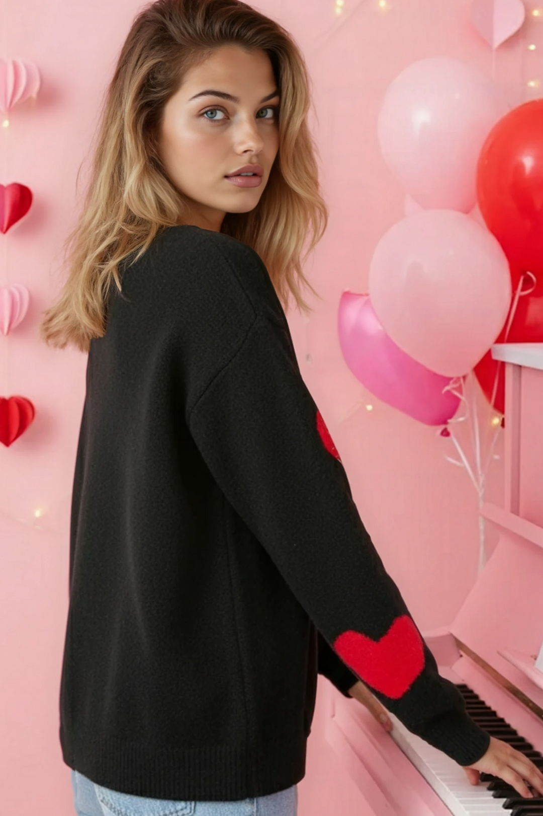 Heart sweater
