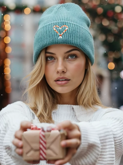 Novelty holiday beanies