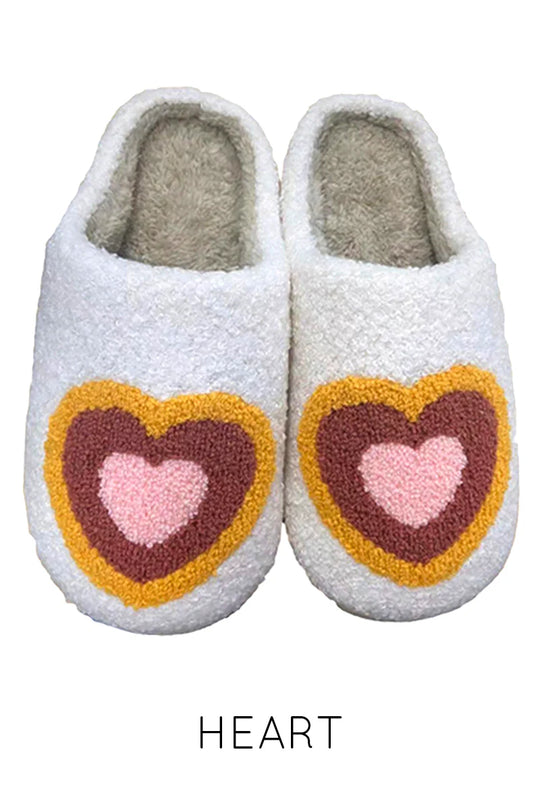 Icon Print Slippers