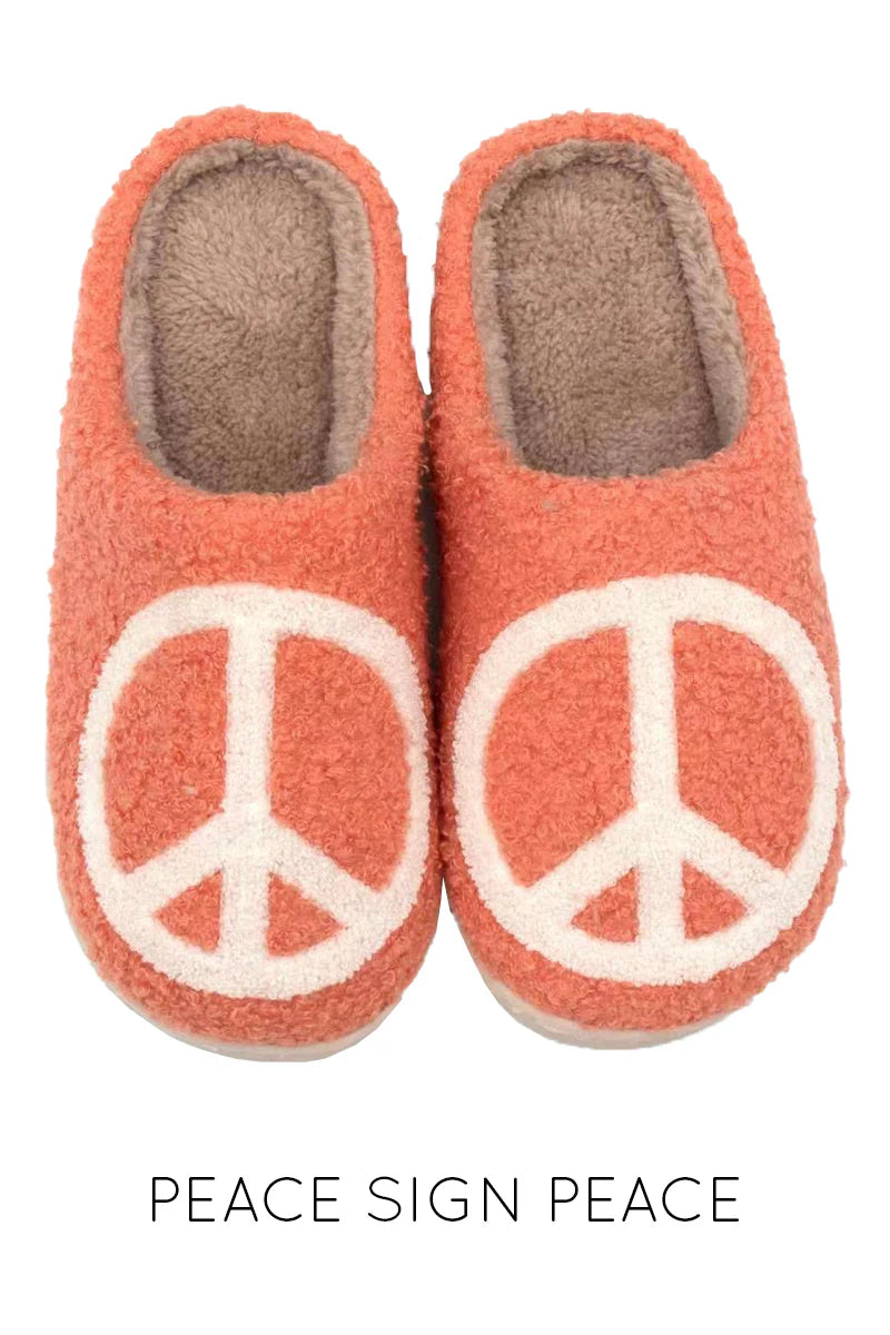 Icon Print Slippers