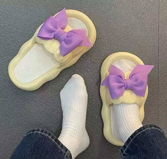 Miss Sparkling Cute Bow Slides