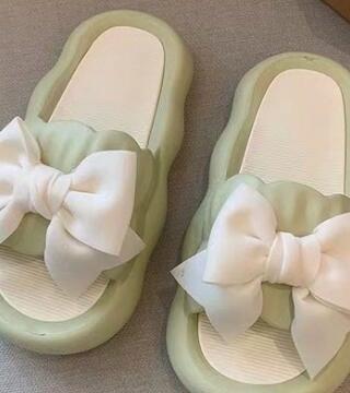 Miss Sparkling Cute Bow Slides