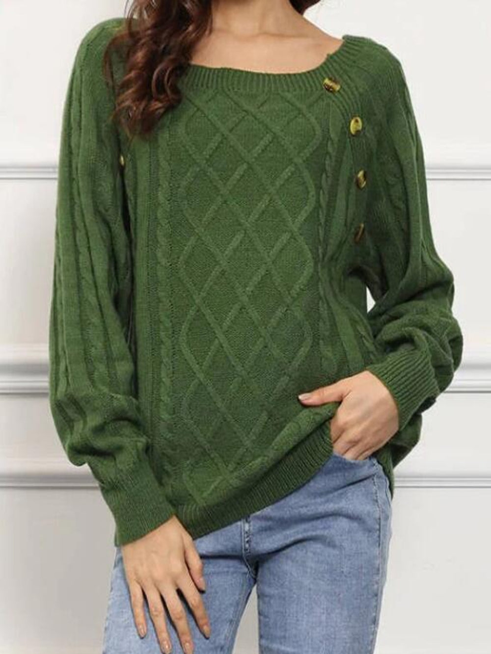 Square Neck Sweater