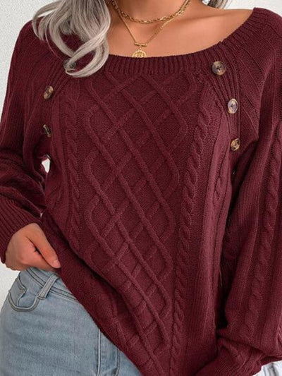Square Neck Sweater