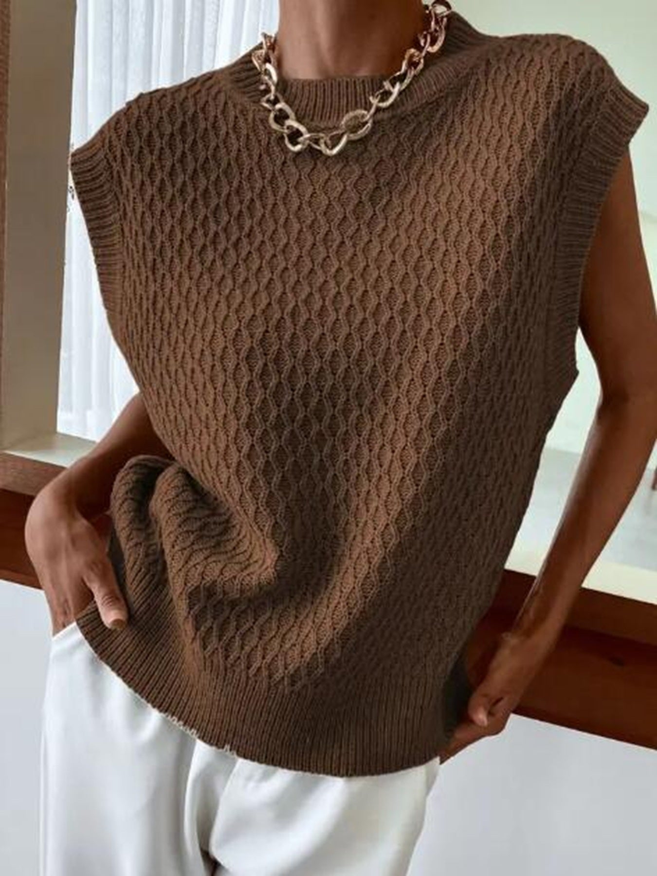 Knit Sweater Vest
