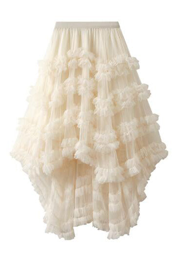 Ruffle tiered skirt