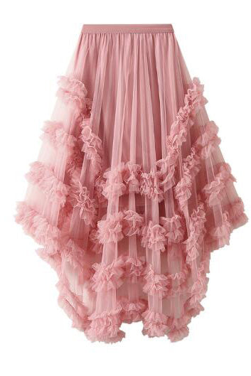 Ruffle tiered skirt