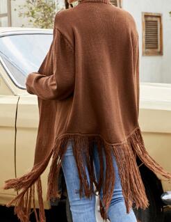 Fringe Hem Cardigan