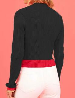 Ribbed heart sweater