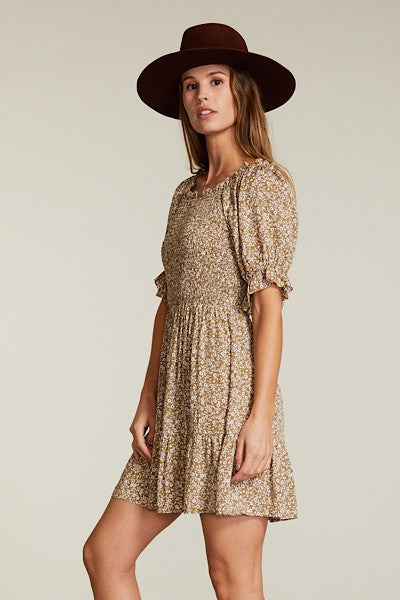 Floral smocked dress - Miss Sparkling