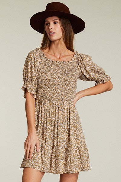 Floral smocked dress - Miss Sparkling