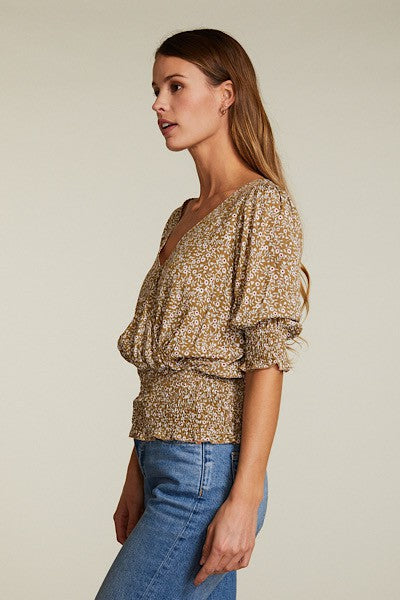 Smocked Waist Top - Miss Sparkling