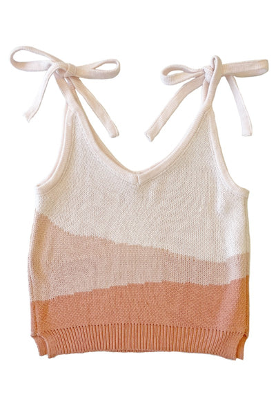 Sunset tie tank - Miss Sparkling
