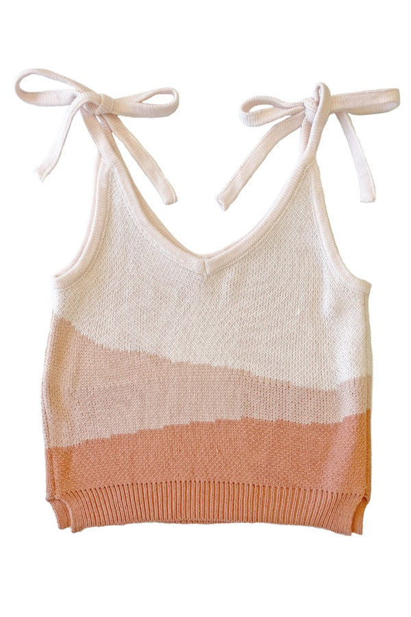 Sunset tie tank - Miss Sparkling