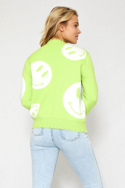 All over smile sweater
