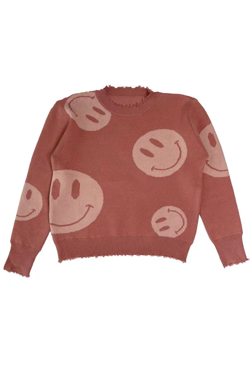 All over smile sweater