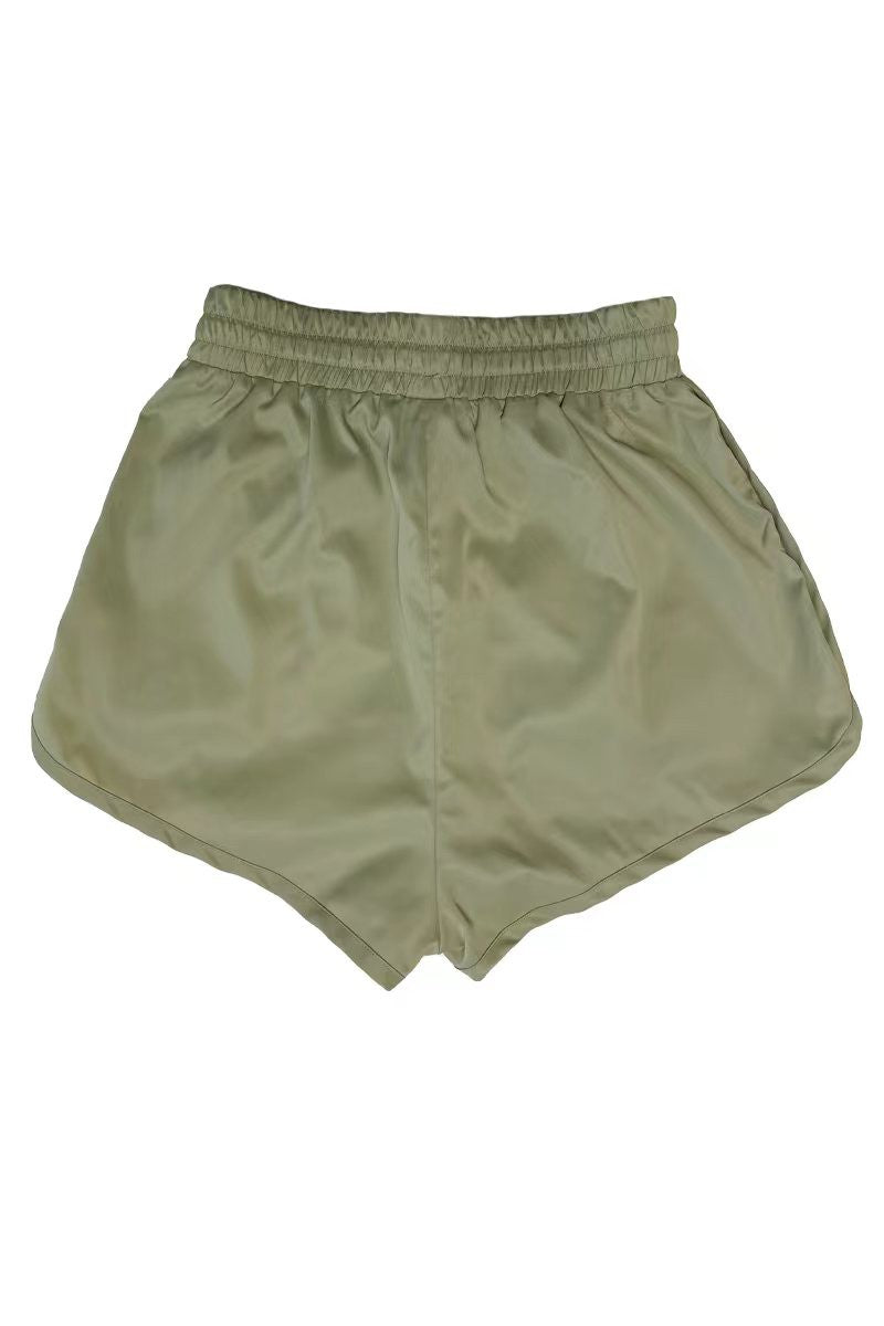 Smiley Satin Shorts - Miss Sparkling