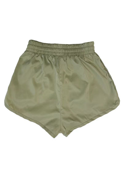 Smiley Satin Shorts - Miss Sparkling