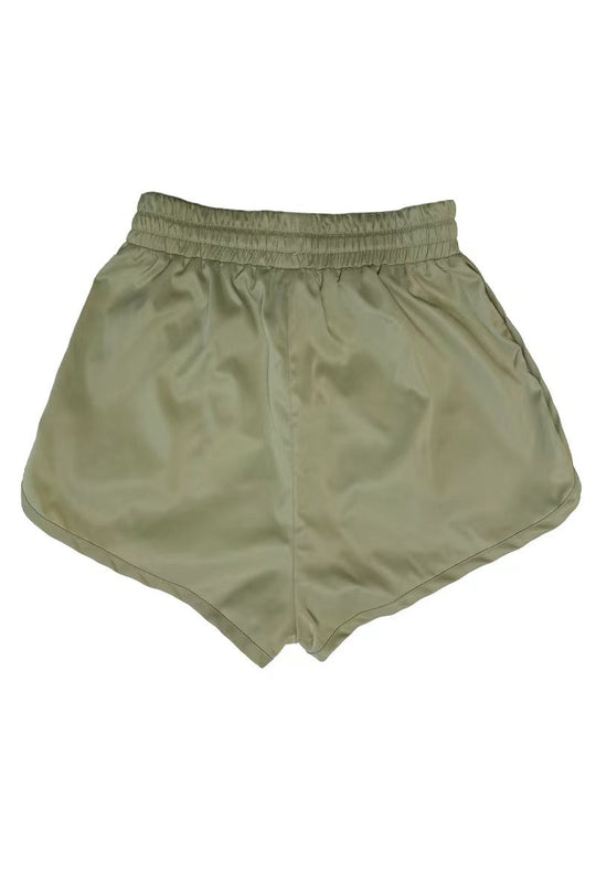 Smiley Satin Shorts - Miss Sparkling