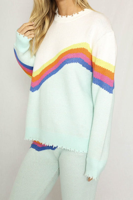Retro stripe sweater - Miss Sparkling