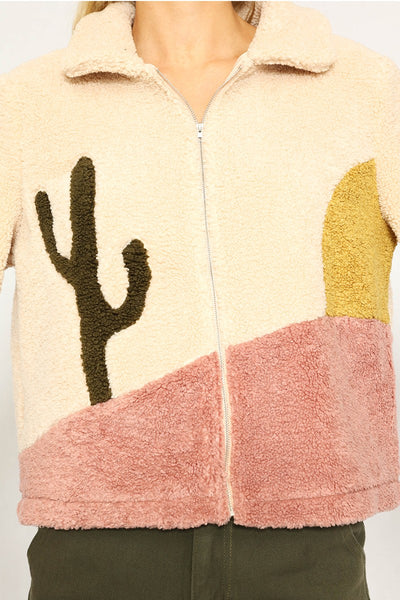 Desert Sunset Teddy Jacket