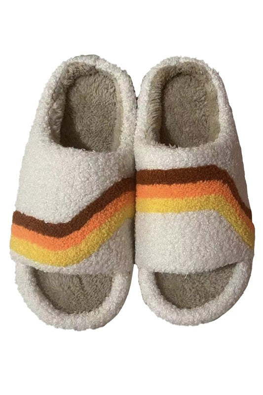 Open toe novelty slippers