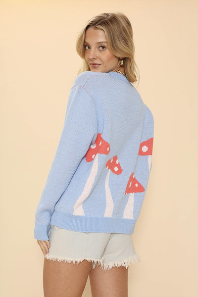 Mushroom cardigan - Miss Sparkling