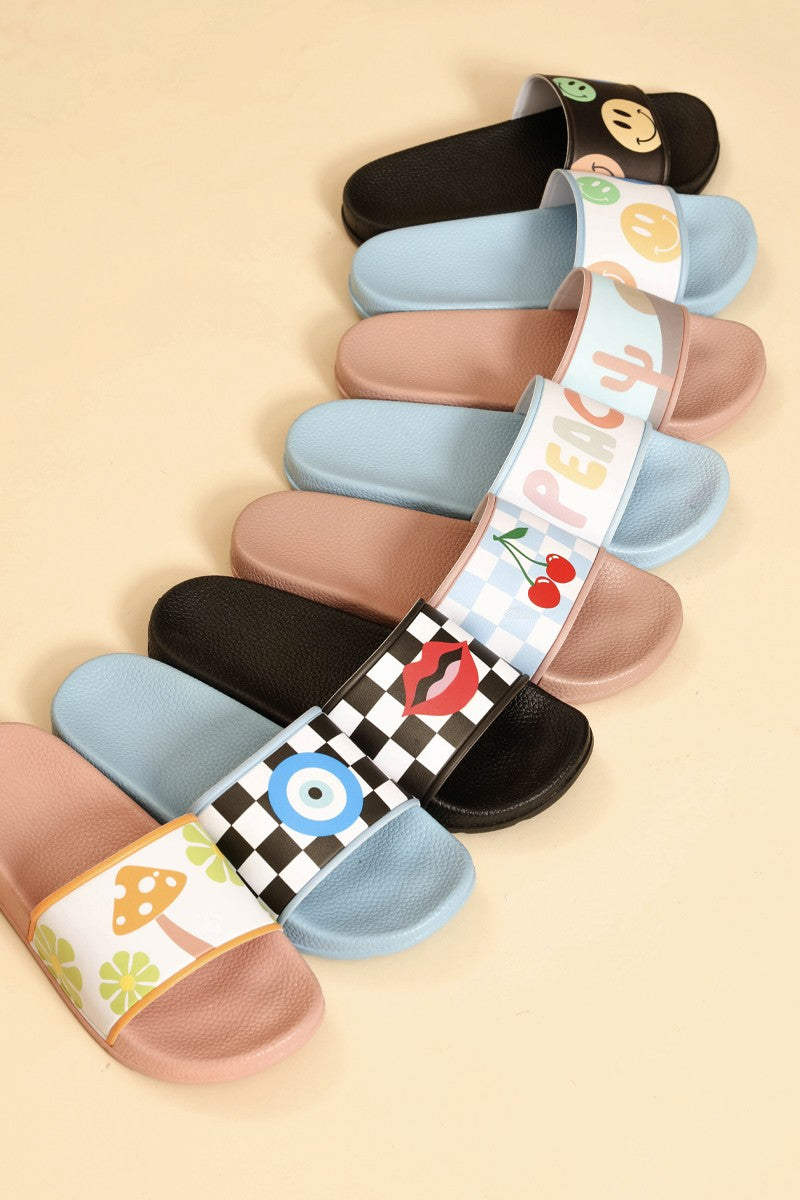 Novelty printed slides - Miss Sparkling