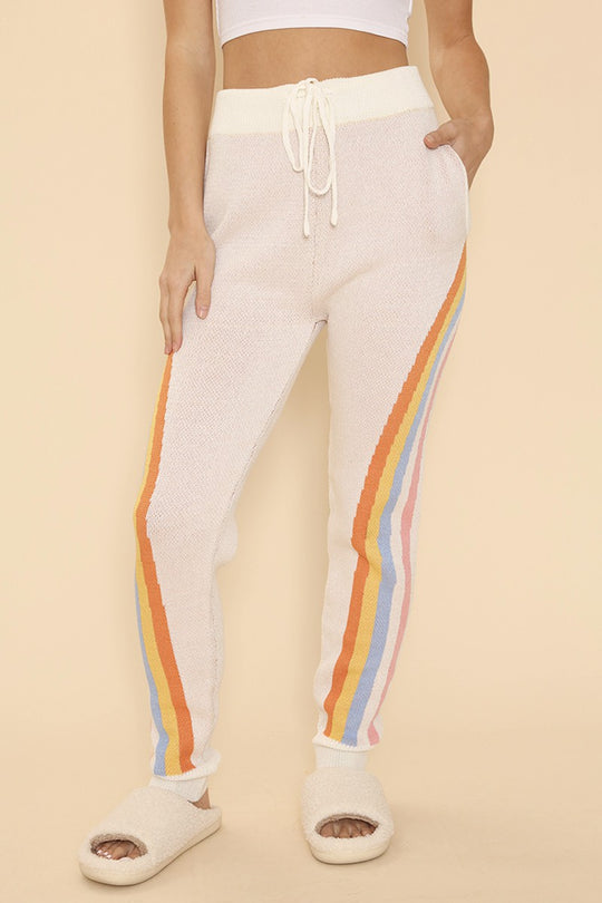 Retro stripe joggers - Miss Sparkling