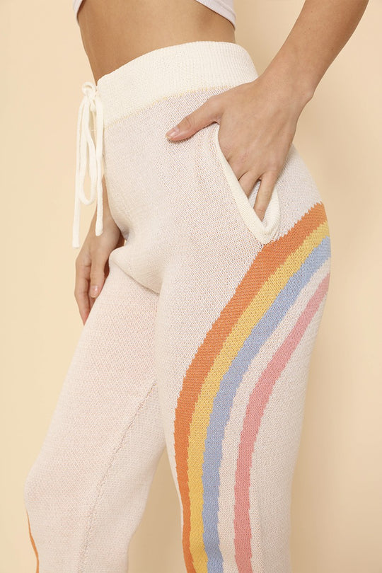 Retro stripe joggers - Miss Sparkling